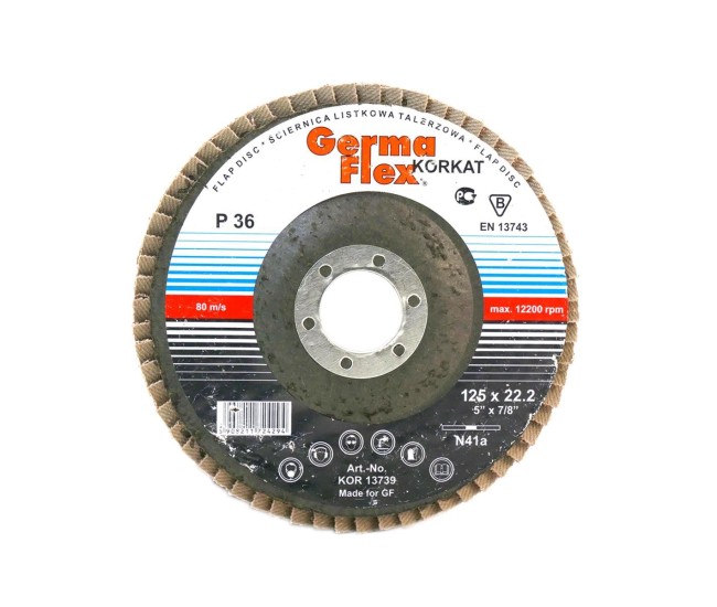 Abraziv/smirghel lamelar frontal, P60, 115 mm Abraziv/smirghel lamelar frontal, P60, 115 mm