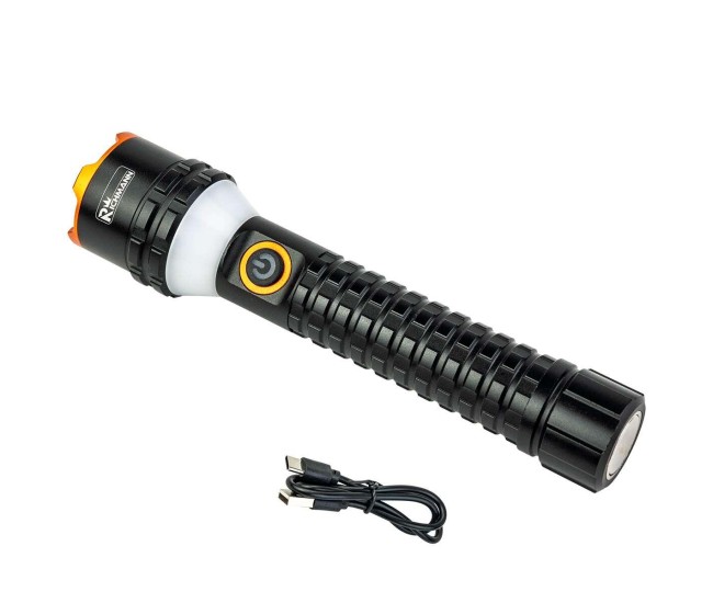 Lanterna aluminiu, cu acumulator, 6x1W LED + 8xSMD LED, USB-C, 1000 lm, 100 m, Richmann Exclusive Lanterna aluminiu, cu acumulator, 6x1W LED + 8xSMD LED, USB-C, 1000 lm, 100 m, Richmann Exclusive