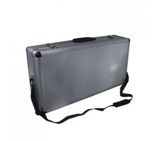 Cutie cu organizator, diplomat, aluminiu, 64x32x15 cm, Dedra Cutie cu organizator, diplomat, aluminiu, 64x32x15 cm, Dedra