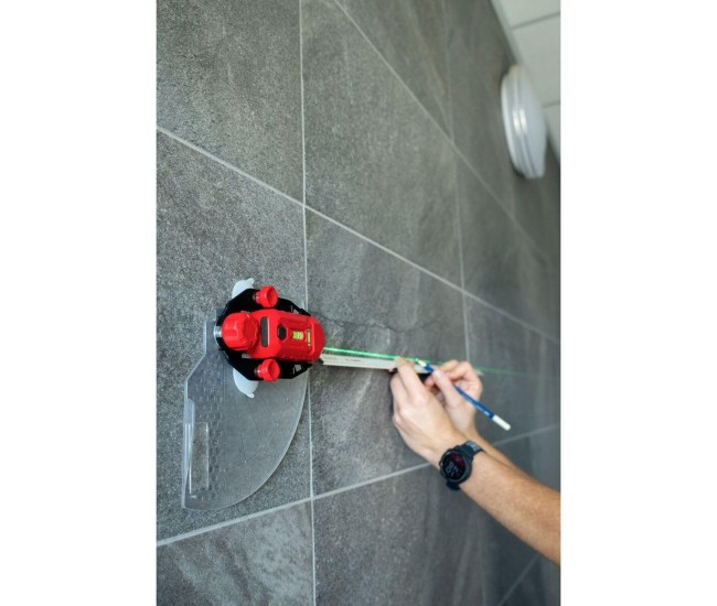 Nivela laser, verde, 1 bula, 3.7V Li-ion, cu acumulator, goniometru, incarcare USB, 20 m, Strend Pro