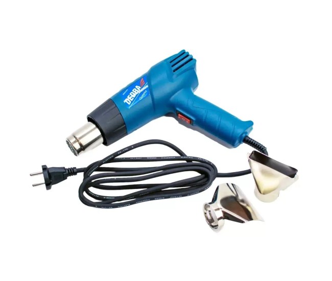 Pistol cu aer cald, 1000-2000 W, 2 moduri, Dedra Pistol cu aer cald, 1000-2000 W, 2 moduri, Dedra