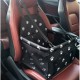 Scaun auto pentru caine/pisica, Mufart, textil, cu buzunar si centura, negru, 40x37x44 cm Scaun auto pentru caine/pisica, Mufart, textil, cu buzunar si centura, negru, 40x37x44 cm