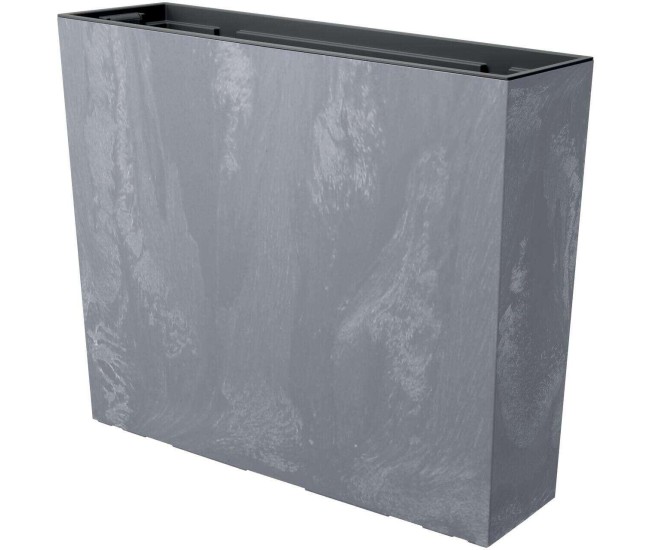 Set 2 jardiniere decorative, gri, 58x18x49.8 cm, Urbi Case Beton Effect Set 2 jardiniere decorative, gri, 58x18x49.8 cm, Urbi Case Beton Effect
