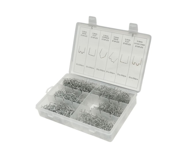 Set capse pentru pistol de lipit/sudat plastic, 1200 buc, Breckner Germany