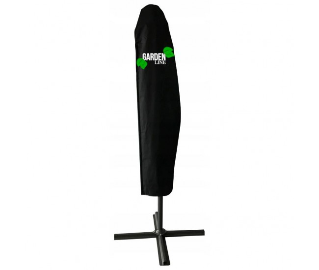 Umbrela gradina/terasa cu LED, Chomik, cu manivela, articulatie tip banana, bej, 300 cm Umbrela gradina/terasa cu LED, Chomik, cu manivela, articulatie tip banana, bej, 300 cm