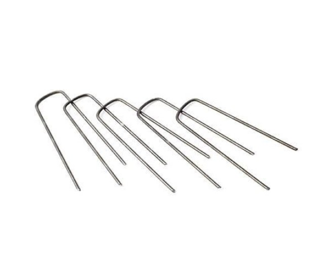 Cui tip U, fixare folii, furtune, set 10 buc, 4 mm x 15 cm Cui tip U, fixare folii, furtune, set 10 buc, 4 mm x 15 cm