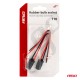 Set 2 socluri bec T10, W5W, W3W, cu mufe din cauciuc si cabluri siliconate Set 2 socluri bec T10, W5W, W3W, cu mufe din cauciuc si cabluri siliconate
