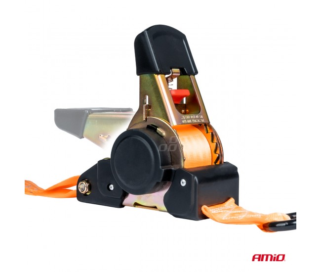 Chinga de asigurare marfa cu retractare automata, 640kg, dimensiune 25mm x 3,5m, model S-TYPE, AVX-AM03318 Chinga de asigurare marfa cu retractare automata, 640kg, dimensiune 25mm x 3,5m, model S-TYPE, AVX-AM03318