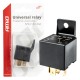 Releu auto universal cu 5 pini, tensiune 12V, 40A Releu auto universal cu 5 pini, tensiune 12V, 40A