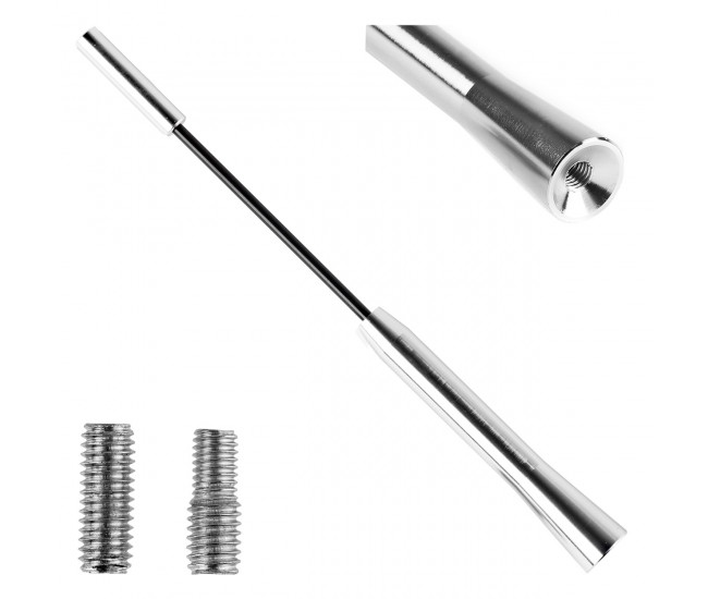 Antena radio auto universala, metalica cu adaptor, ANT05 Antena radio auto universala, metalica cu adaptor, ANT05