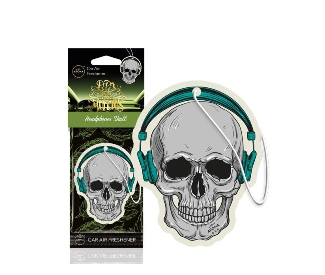 Odorizant Auto AROMA DIA DE LOS MUERTOS Headphones Skull Odorizant Auto AROMA DIA DE LOS MUERTOS Headphones Skull