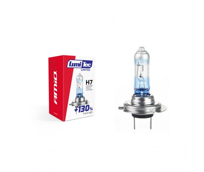 Bec halogen H7 12V 55W LumiTec LIMITED + 130% Bec halogen H7 12V 55W LumiTec LIMITED + 130%
