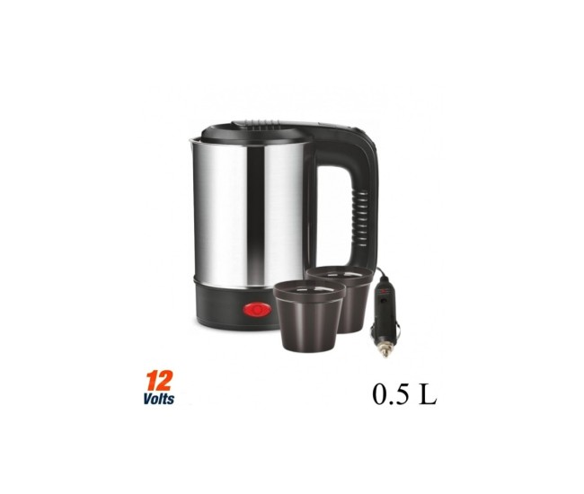 Termos electric, fierbator auto cu 2 cani, alimentare 12V, putere 250W, volum 500ml Termos electric, fierbator auto cu 2 cani, alimentare 12V, putere 250W, volum 500ml