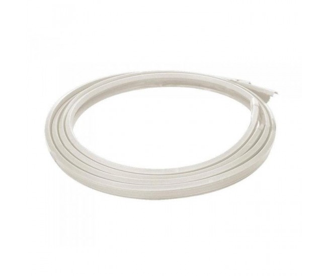 Set protectie jante, calitate Premium, 4 inele din plastic, culoare ALB