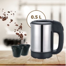 Termos electric, fierbator auto cu 2 cani, alimentare 12V, putere 250W, volum 500ml Termos electric, fierbator auto cu 2 cani, alimentare 12V, putere 250W, volum 500ml