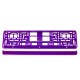 Suport numar inmatriculare din plastic, calitate Premium, culoare VIOLET Suport numar inmatriculare din plastic, calitate Premium, culoare VIOLET