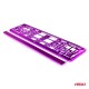 Suport numar inmatriculare din plastic, calitate Premium, culoare VIOLET Suport numar inmatriculare din plastic, calitate Premium, culoare VIOLET