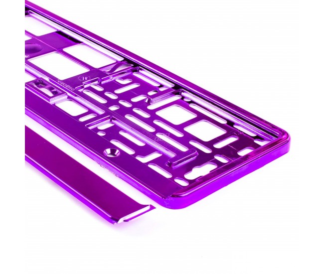 Suport numar inmatriculare din plastic, calitate Premium, culoare VIOLET Suport numar inmatriculare din plastic, calitate Premium, culoare VIOLET