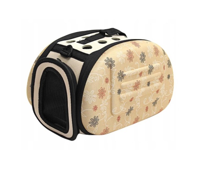 Geanta de transport pentru caine sau pisica culoare Beige AG644T Geanta de transport pentru caine sau pisica culoare Beige AG644T