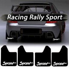Set 4 Aparatori Noroi SPORT din cauciuc pentru autoturisme, universale,  model Sport, dimensiune 30 x 23cm