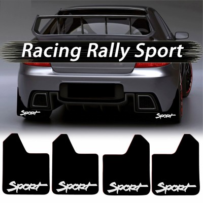 Set 4 Aparatori Noroi SPORT din cauciuc pentru autoturisme, universale,  model Sport, dimensiune 30 x 23cm