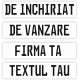 Placuta de inmatriculare CUSTOM TEXT, dimensiune 52 x 11 cm, culoare alba, material PVC, 33 de caractere incluse Placuta de inmatriculare CUSTOM TEXT, dimensiune 52 x 11 cm, culoare alba, material PVC, 33 de caractere incluse