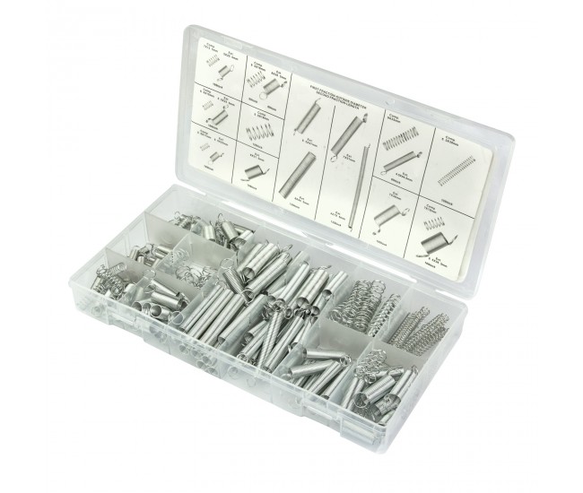 Set 200 arcuri de compresie si extensie de diferite dimensiuni pentru reparatii Set 200 arcuri de compresie si extensie de diferite dimensiuni pentru reparatii