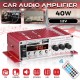 MINI amplificator auto, stereo, 12V, 40 W, radio FM, citire USB sau card SD, cu telecomanda MINI amplificator auto, stereo, 12V, 40 W, radio FM, citire USB sau card SD, cu telecomanda