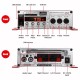 MINI amplificator auto, stereo, 12V, 40 W, radio FM, citire USB sau card SD, cu telecomanda MINI amplificator auto, stereo, 12V, 40 W, radio FM, citire USB sau card SD, cu telecomanda