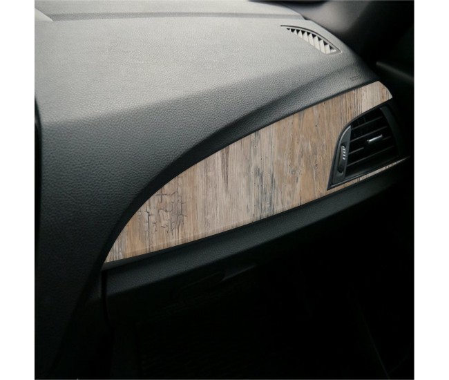 Folie Auto Colantare Trimuri, Model Lemn Rustic, 100 x 45cm