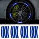 Set 20 bucati Elemente Reflectorizante Wheel Arch pentru autoturisme, biciclete, motociclete, atv-uri, scutere, culoare Albastra Set 20 bucati Elemente Reflectorizante Wheel Arch pentru autoturisme, biciclete, motociclete, atv-uri, scutere, culoare Albastra