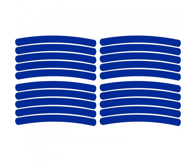 Set 20 bucati Elemente Reflectorizante Wheel Arch pentru autoturisme, biciclete, motociclete, atv-uri, scutere, culoare Albastra Set 20 bucati Elemente Reflectorizante Wheel Arch pentru autoturisme, biciclete, motociclete, atv-uri, scutere, culoare Albastra