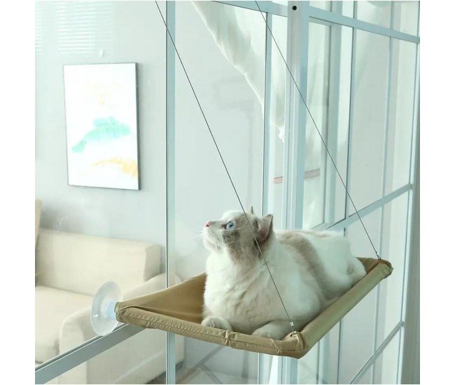 Hamac Elegant pentru pisica cu montaj pe geam, 55 x 32 cm Hamac Elegant pentru pisica cu montaj pe geam, 55 x 32 cm