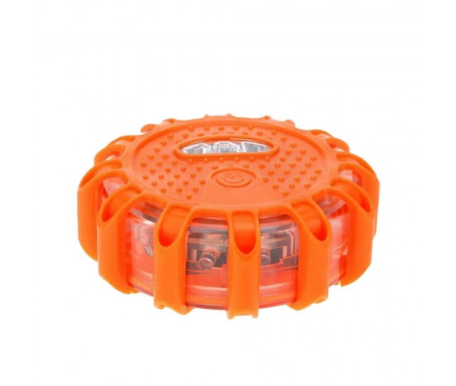 Lampa LED de urgenta pentru siguranta rutiera cu baza magnetica si functie de lanterna Lampa LED de urgenta pentru siguranta rutiera cu baza magnetica si functie de lanterna