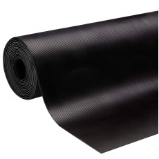Covor Antiderapant din Cauciuc, Linoleum din Cauciuc pentru Protectie Podea Auto - model STRIURI FINE