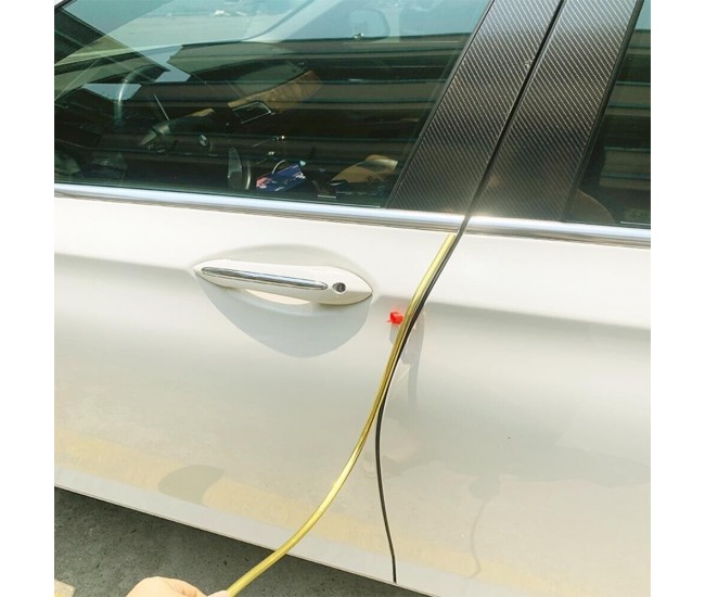 Rola Ornament autoadeziv, 6mm x 15m, culoare Crom GOLD