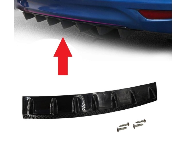 Ornament Tuning Spoiler cu 7 aripioare, lungime 85 cm, culoare Negru Ornament Tuning Spoiler cu 7 aripioare, lungime 85 cm, culoare Negru