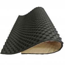 Material insonorizant auto adeziv reliefat, dimensiune 80cm x 50cm x 15mm, culoare Neagra Material insonorizant auto adeziv reliefat, dimensiune 80cm x 50cm x 15mm, culoare Neagra