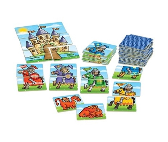 Joc Educativ - Puzzle Cavaleri si Dragoni - Knights and Dragons Joc Educativ - Puzzle Cavaleri si Dragoni - Knights and Dragons