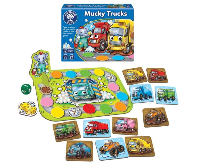 Joc de societate Camioane Noroioase MUCKY TRUCKS Joc de societate Camioane Noroioase MUCKY TRUCKS