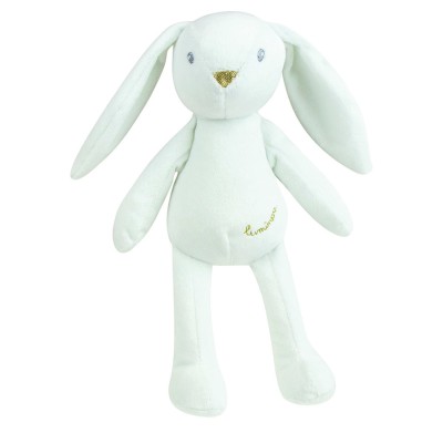 Jucarie Plus Jemini Fosforescenta 21cm Iepure Luminou Alb