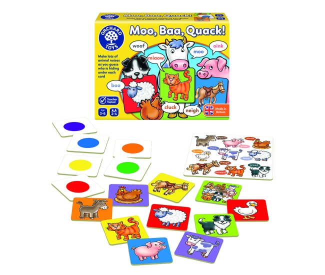 Joc educativ Moo Bee Mac MOO BAA QUACK Joc educativ Moo Bee Mac MOO BAA QUACK
