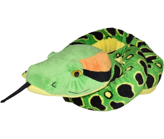 Sarpe ANACONDA verde inchis- Jucarie Plus Wild Republic 137 cm Sarpe ANACONDA verde inchis- Jucarie Plus Wild Republic 137 cm