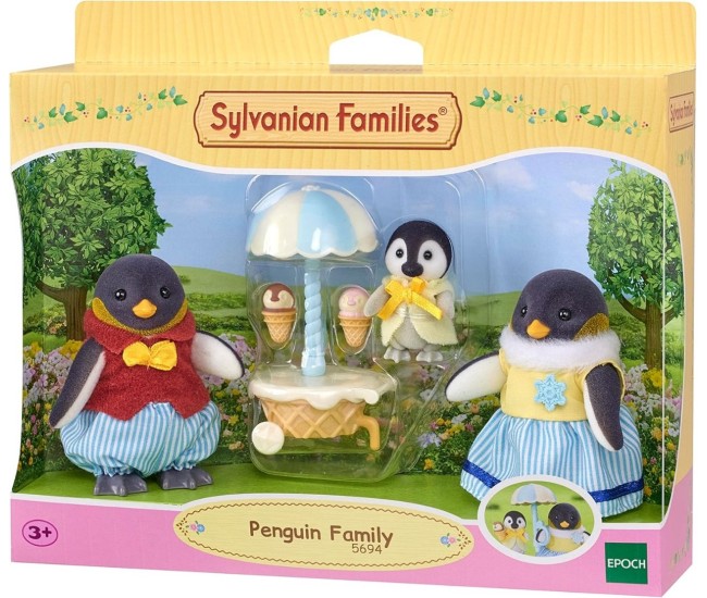 Figurine Sylvanian Families-Familia Pinguinilor Figurine Sylvanian Families-Familia Pinguinilor