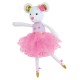 Jucarie Plus Muzicala Jemini 40cm Balerina Soricel Alb