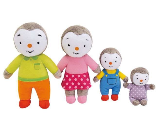 Set 4 Plusuri Jemini Familia De Pinguini Tchoupi Set 4 Plusuri Jemini Familia De Pinguini Tchoupi