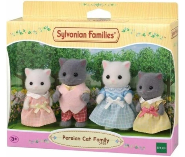 Figurine Sylvanian Families-Familia Pisicutelor Persane Figurine Sylvanian Families-Familia Pisicutelor Persane