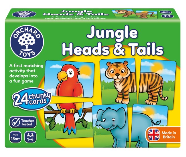 Joc educativ Jungla - Jungle Heads Tails Joc educativ Jungla - Jungle Heads Tails