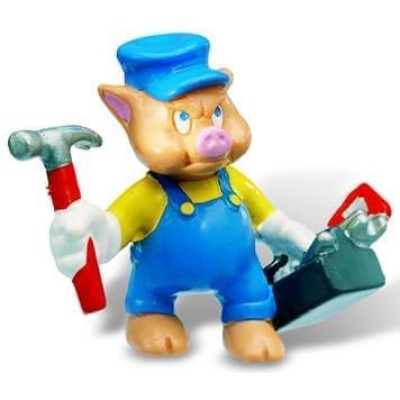 Bullyland Little Pigs Mechanic - Jucarie Educativa de inalta calitate pentru copii