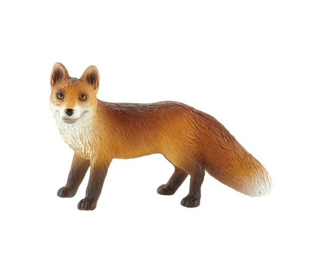 Figurina Vulpe - Animal Salbatic Copii, Jucarie Educativa, Model Plastic Figurina Vulpe - Animal Salbatic Copii, Jucarie Educativa, Model Plastic